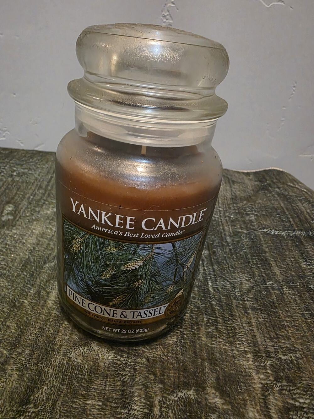 Yankee Candle Pinecone & Tassel Wax Scented Housewarming Gift Jar 22oz Holiday